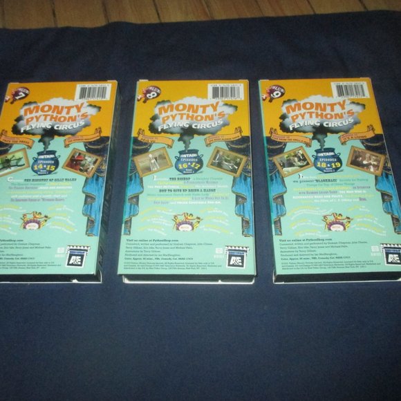 Monty Python's Flying Circus VHS Box Set: Vol, 7 to 9  plus Life of Brian - Picture 6 of 8